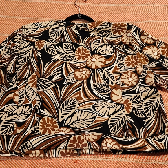 Ruby Rd 3/4 Sleeve Denim Jacket, Size 18 - Picture 3 of 5